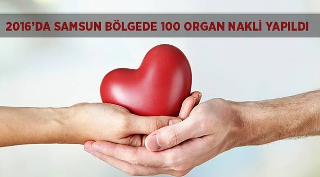 2016’da Samsun bölgede 100 organ nakli yapıldı