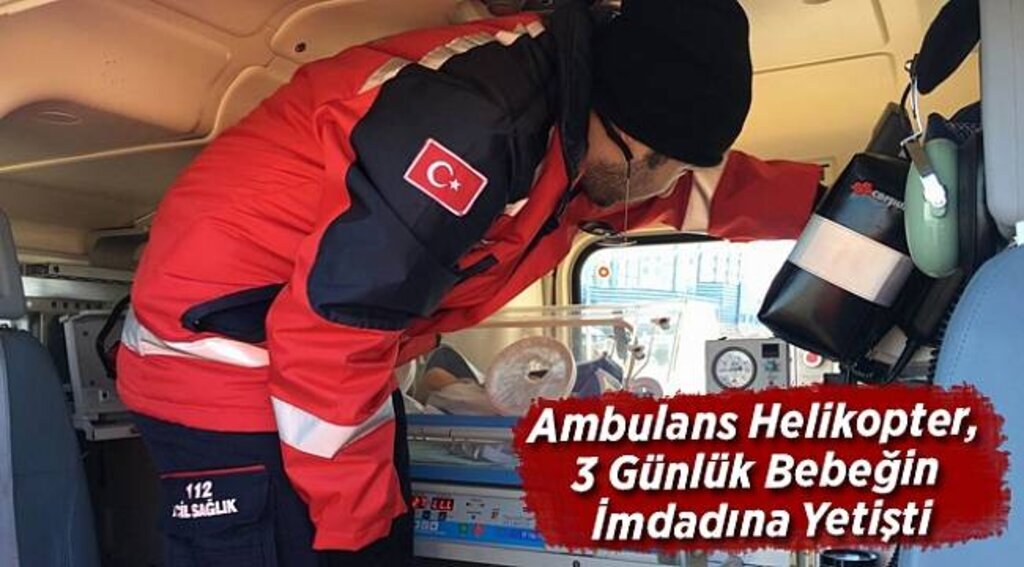 Ambulans Helikopter , 3 Günlük Bebeğin İmdadına Yetişti - Samsun Haber