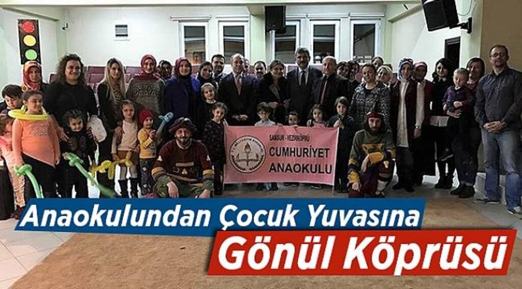 Anaokulundan çocuk yuvasına gönül köprüsü