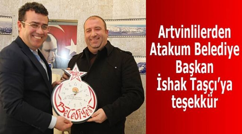 Artvinlilerden Başkan Taşçı’ya teşekkür