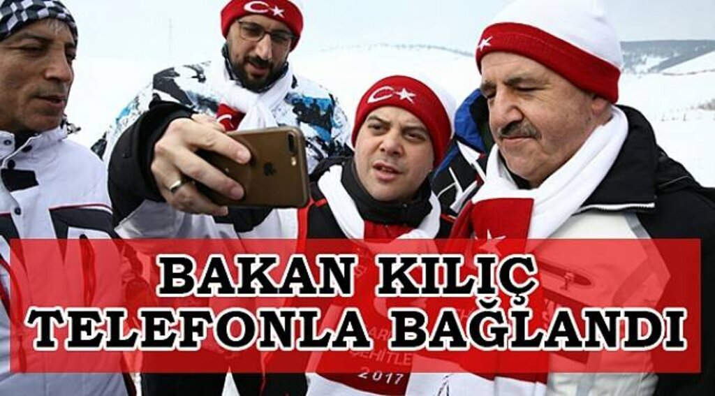 BAKAN KILIÇ TELEFONLA BAĞLANDI