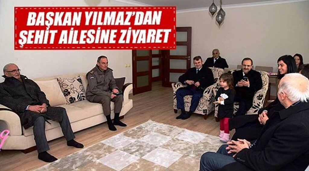 Başkan Yılmaz'dan, Şehit Ailesine Ziyaret