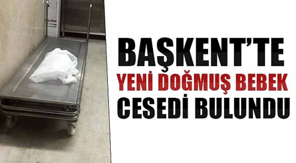 Başkent'te yeni doğmuş bebek cesedi bulundu