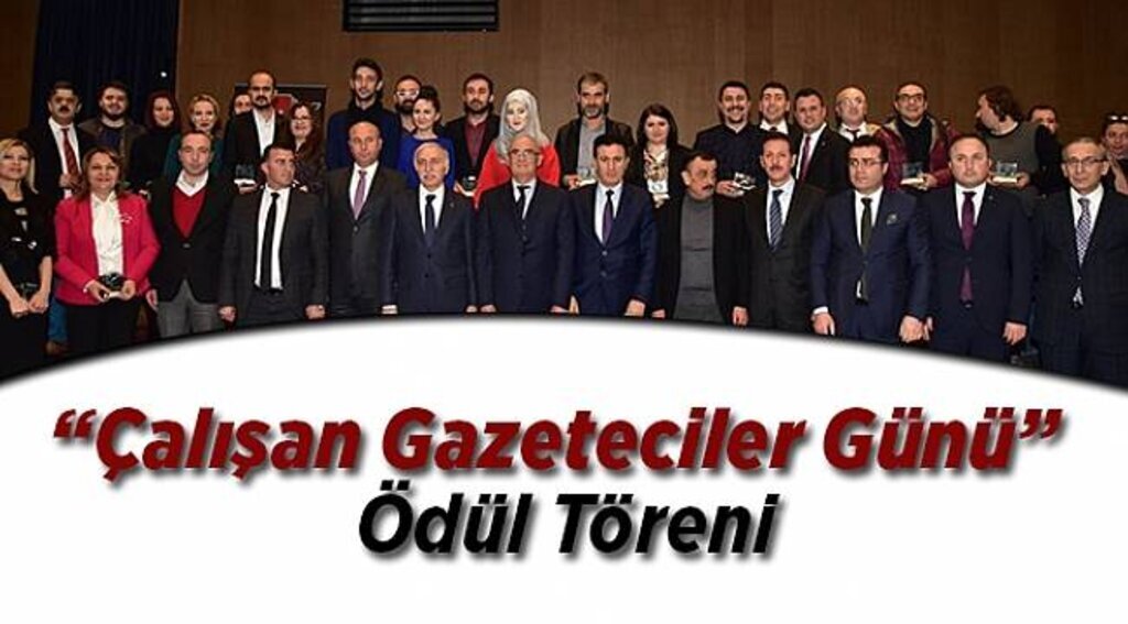“Çalışan Gazeteciler Günü” ödül töreni