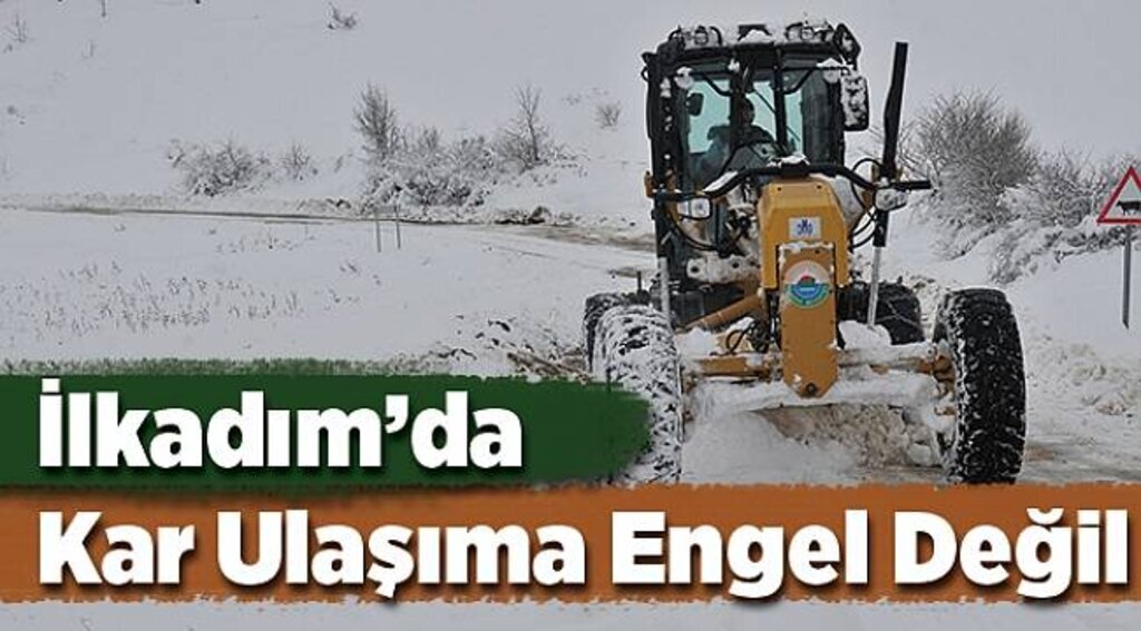 İlkadım’da Kar Ulaşıma Engel Değil