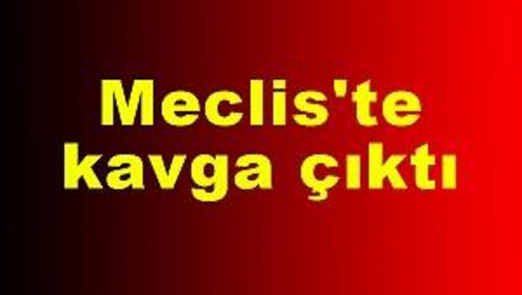 Meclis'te kavga çıktı
