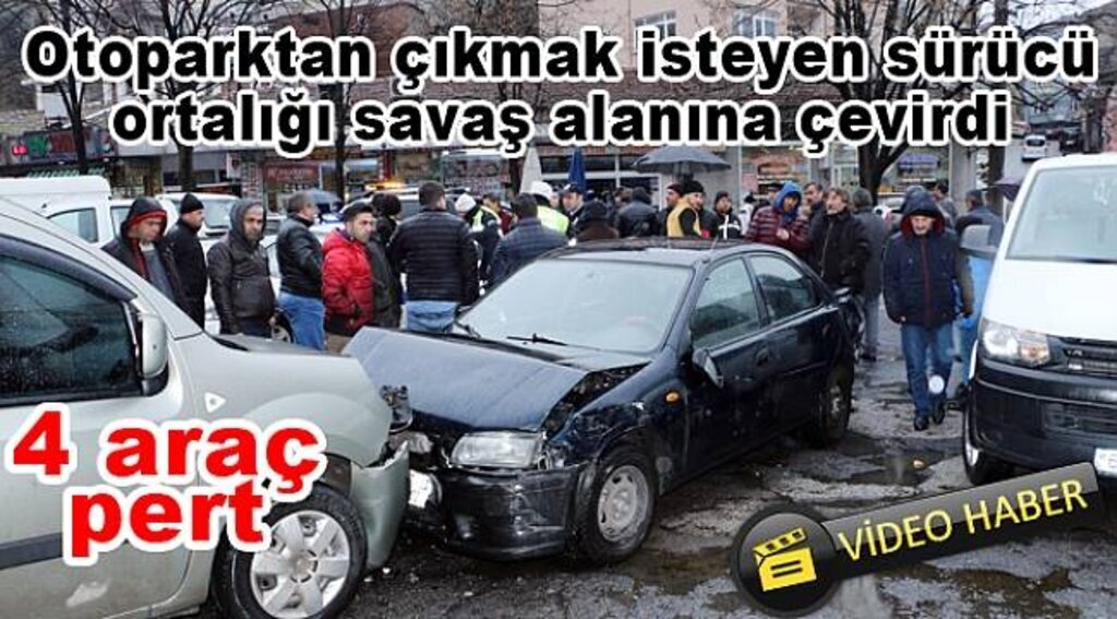 Park yerinden çıkarken üç manevrada ortalığı savaş alanına çevirdi