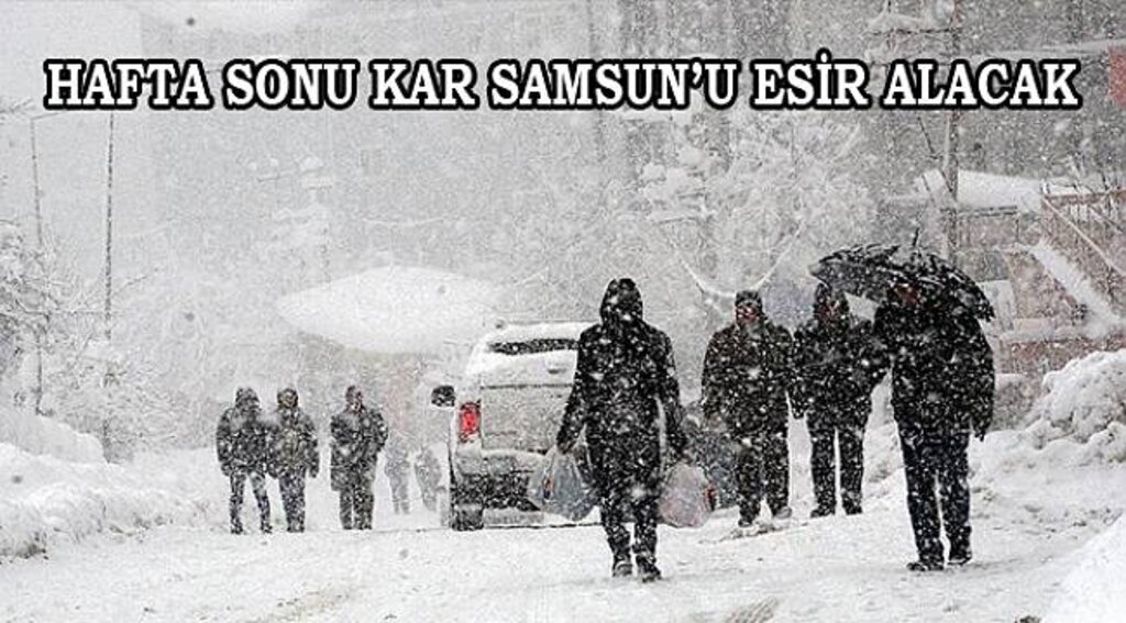 Samsun'da hafta sonu kara teslim