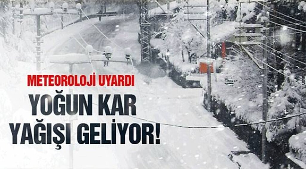 SAMSUN'DA KAR YAĞIŞI