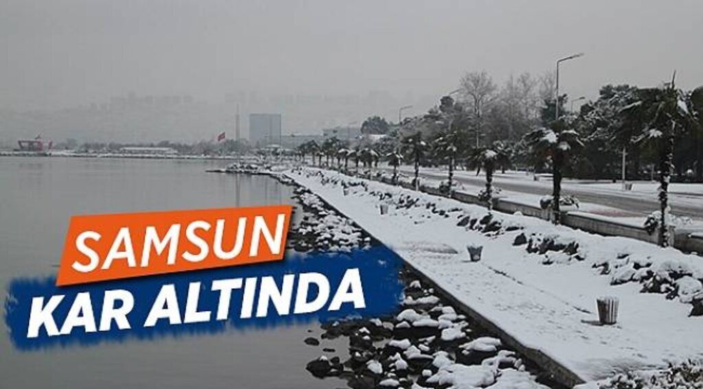 Samsun kar altında