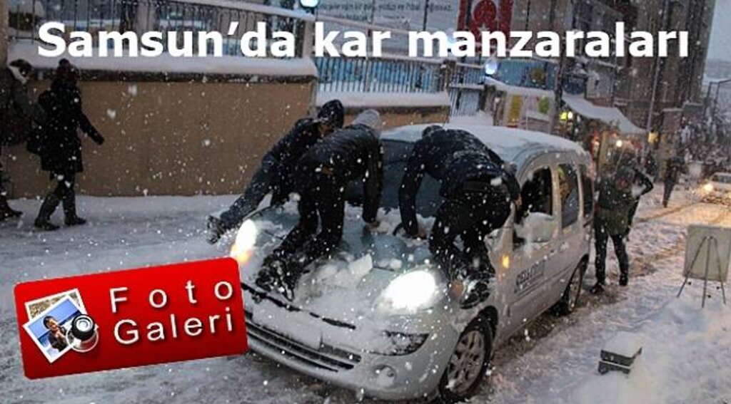 Samsun'un karla imtihanı