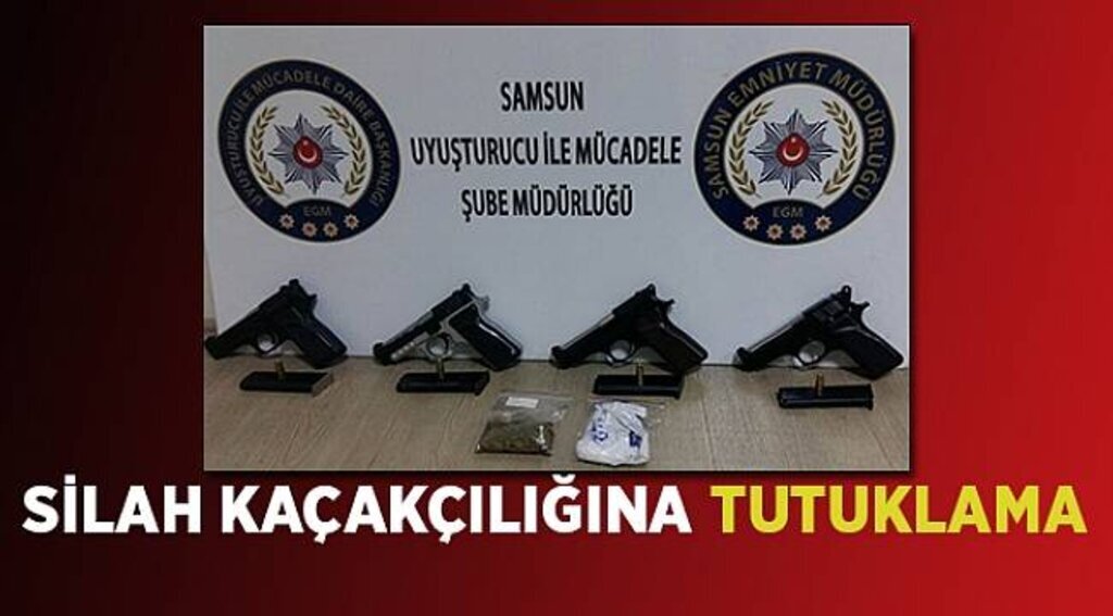 Silah kaçakçılığına tutuklama