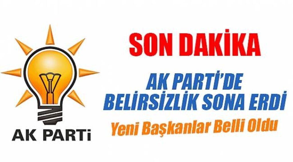 AK Parti Atakum ve Havza ilçe başkanları atandı