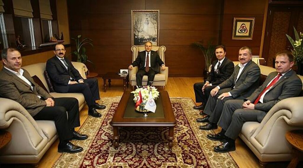 BAKAN ÇAĞATAY KILIÇ HAVZA VE ATAKUM İLÇE BAŞKANLARINI KABUL ETTİ