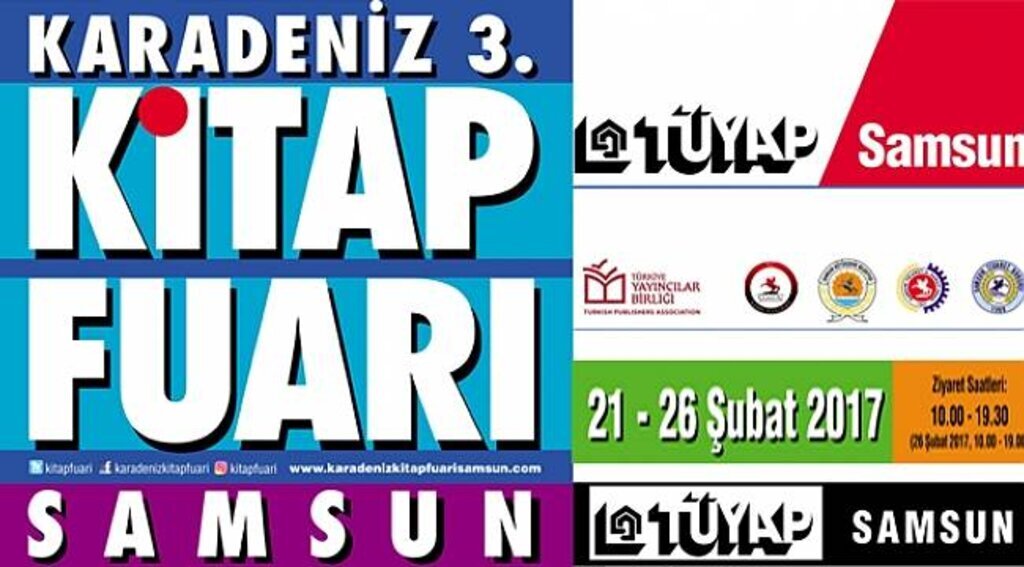 Karadeniz 3. Kitap Fuarı 21 Şubat'ta