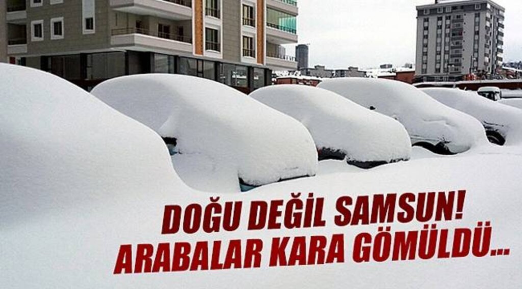 Samsun'da Buz Devri