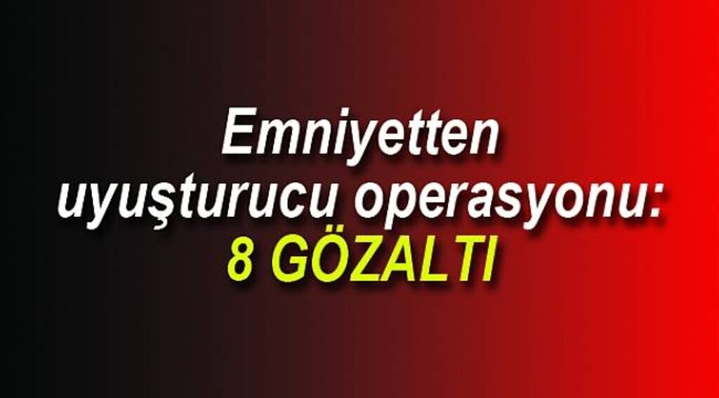 Samsun Emniyetinden uyuşturucu operasyonu