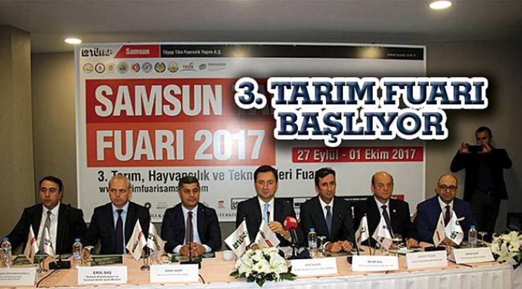 SAMSUN HABER - 3. tarım fuarı başlıyor
