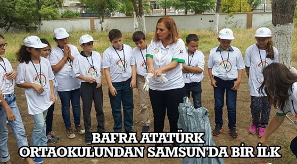 SAMSUN HABER - Bafra Atatürk Ortaokulundan Samsun'da bir ilk