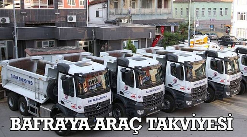 SAMSUN HABER - Bafra'ya araç takviyesi