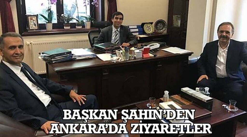 SAMSUN HABER - Başkan Şahin'den Ankara'da ziyaretler