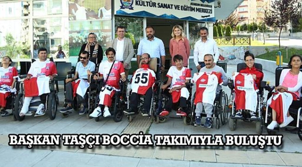 SAMSUN HABER - Başkan Taşçı Boccia takımıyla buluştu
