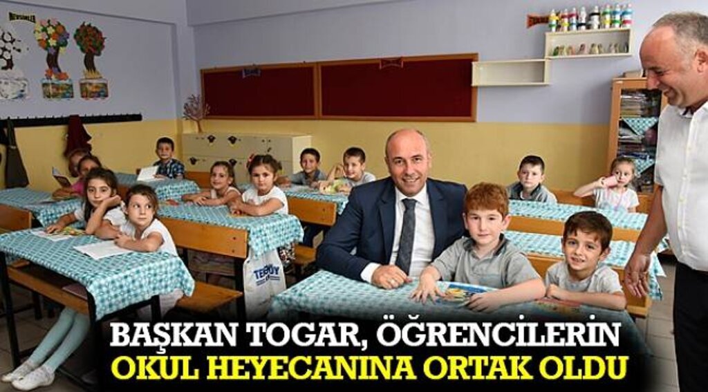 SAMSUN HABER - Başkan Togar, öğrencilerin okul heyecanına ortak oldu