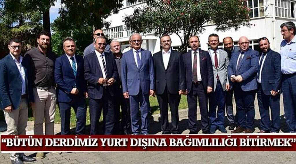 SAMSUN HABER - BAŞKAN YILMAZ: "BÜTÜN DERDİMİZ YURT DIŞINA BAĞIMLILIĞI BİTİRMEK"