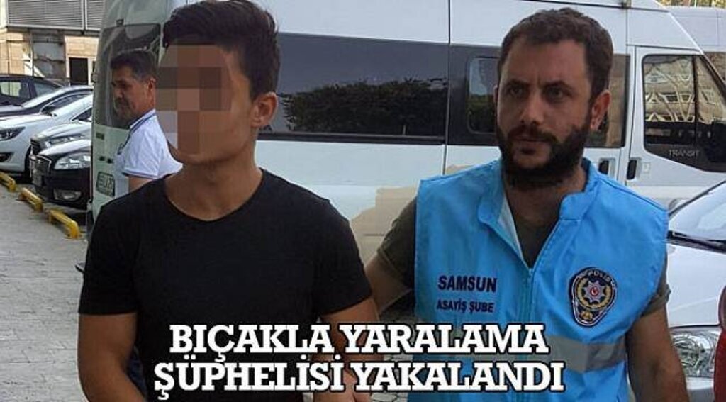 SAMSUN HABER - Bıçakla yaralama şüphelisi yakalandı