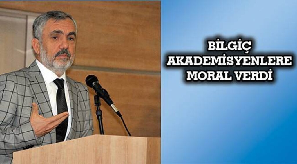 SAMSUN HABER- Bilgiç akademisyenlere moral verdi