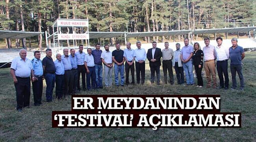 SAMSUN HABER - Er meydanından 'festival' açıklaması