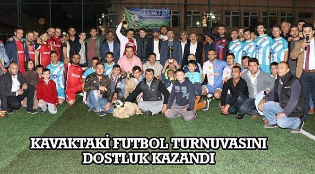 SAMSUN HABER - Kavak'taki futbol turnuvasını dostluk kazandı