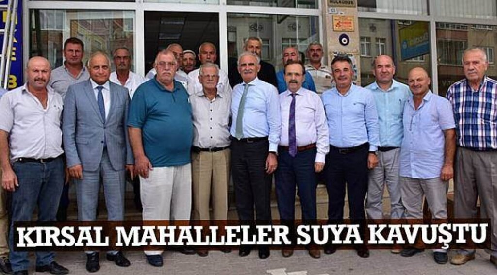 SAMSUN HABER - Kırsal mahalleler suya kavuştu
