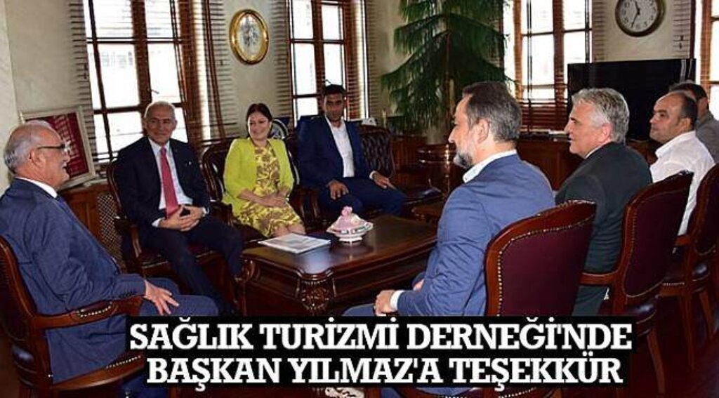 SAMSUN HABER - SAĞLIK TURİZMİ DERNEĞİ'NDE BAŞKAN YILMAZ'A TEŞEKKÜR