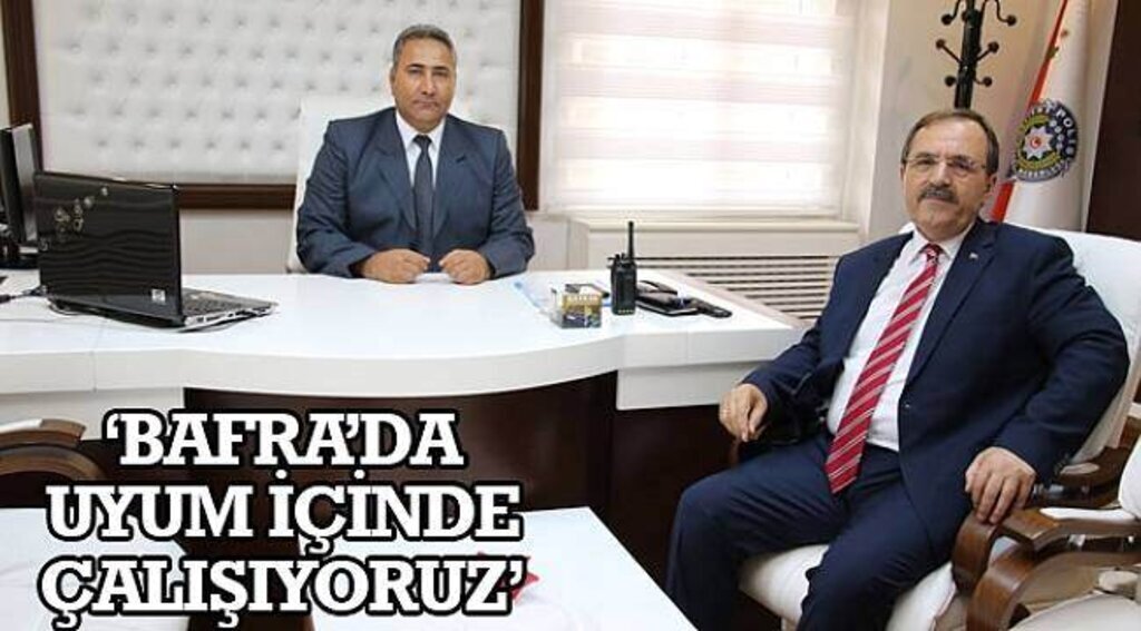 SAMSUN HABER - Şahin: “Bafra’da uyum içinde çalışıyoruz