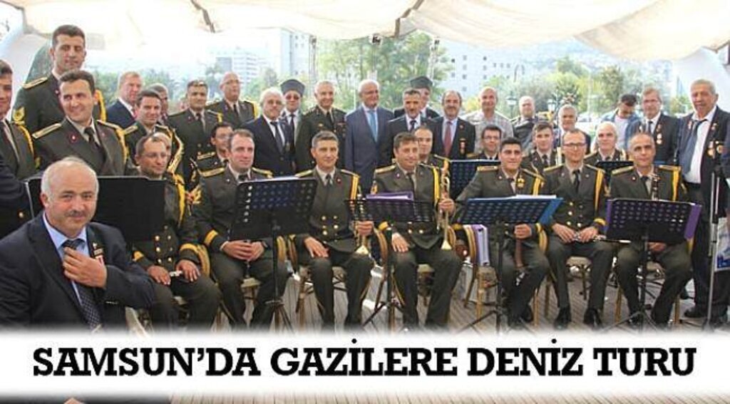 SAMSUN HABER - Samsun'da gazilere deniz turu