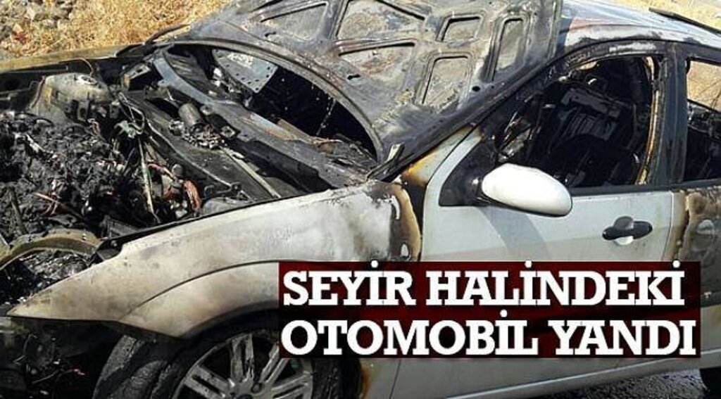 SAMSUN HABER - Seyir halindeki otomobil alev alev yandı