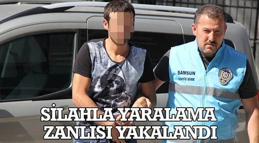 SAMSUN HABER - Silahla yaralama zanlısı yakalandı