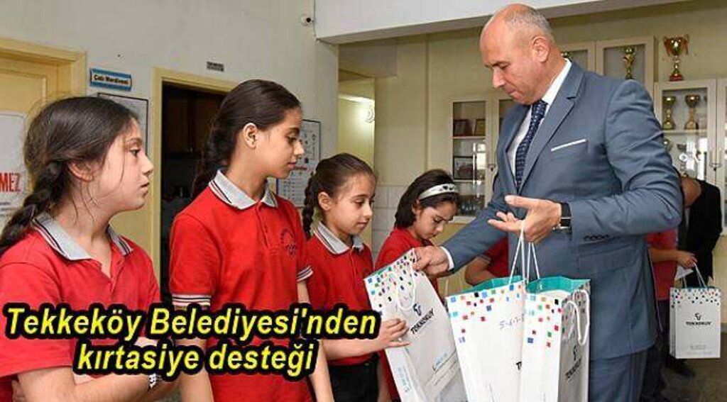 Tekkeköy Belediyesi'nden eğitime destek