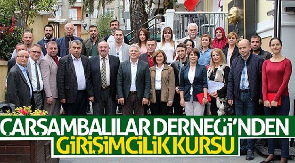 Çarşambalılar Derneği'nden girişimcilik kursu