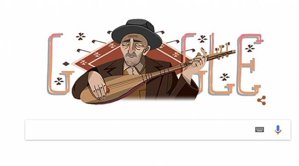 Google, halk ozanı Aşık Veysel'e özel doodle yaptı