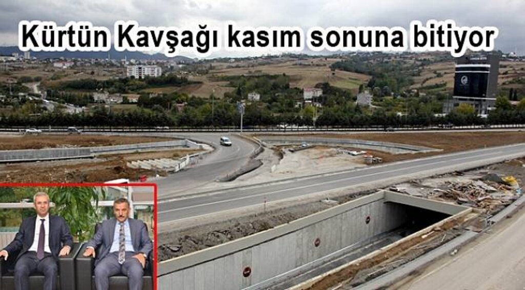 Kürtün Kavşağı kasım sonuna bitiyor