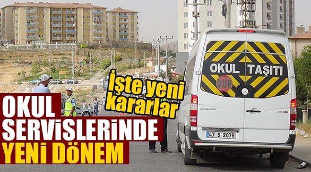Okul servislerinde yeni dönem