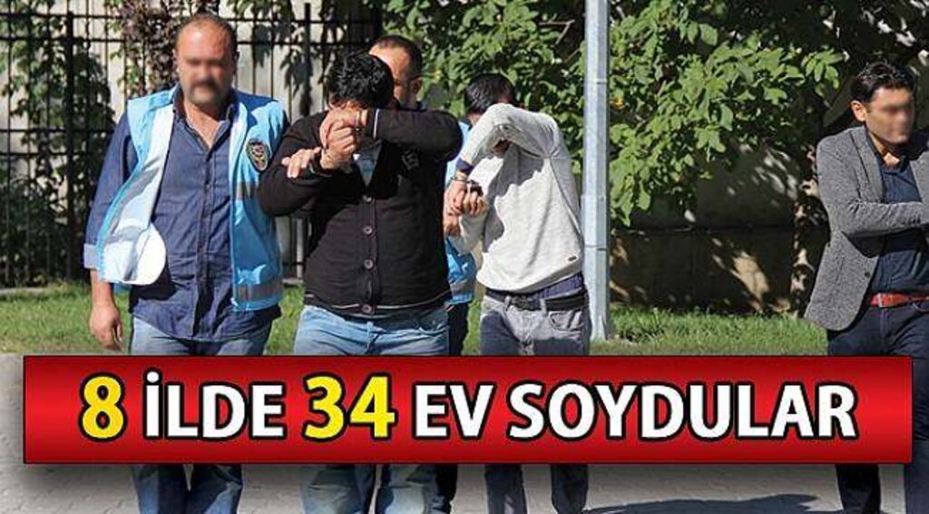 SAMSUN HABER - 8 ilde 34 ev soydular