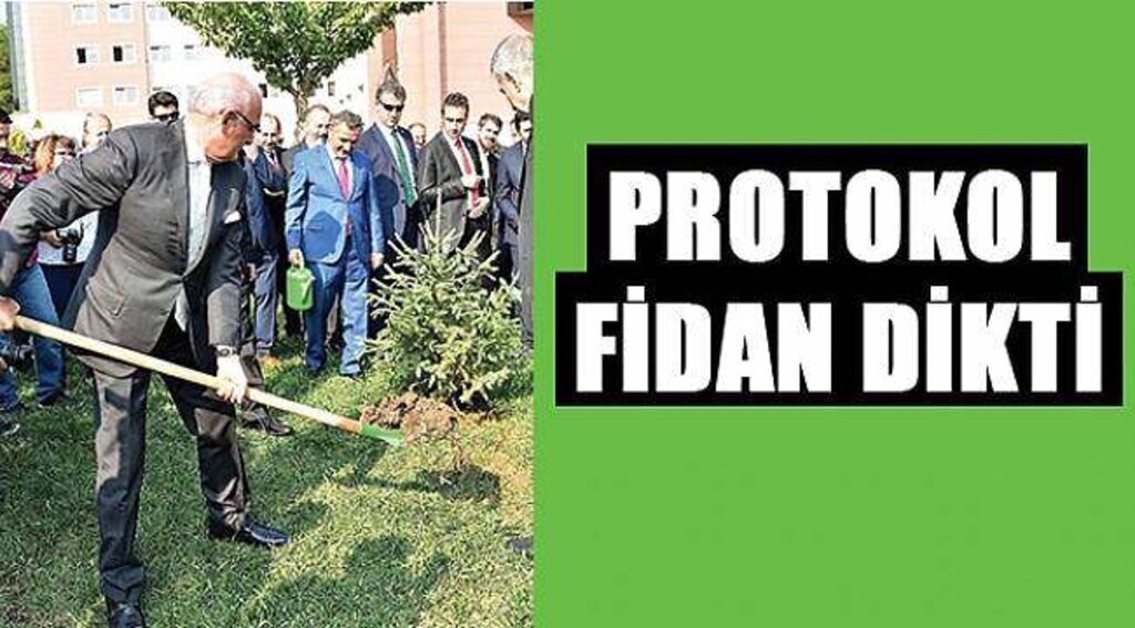 SAMSUN HABER - Akademik yıl açılışında OMÜ'ye fidan