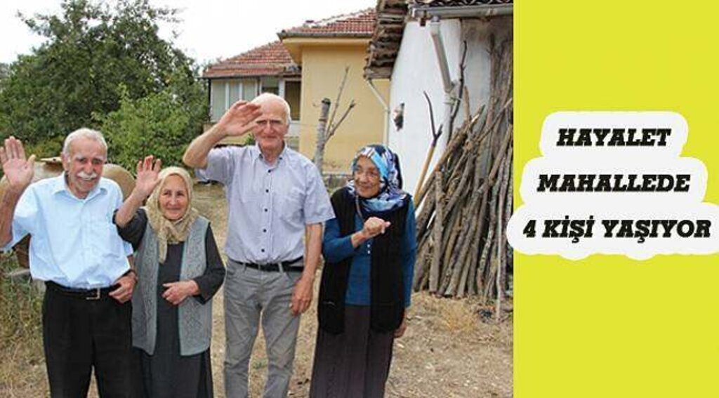 SAMSUN HABER - Bu mahallede sadece 4 kişi yaşıyor