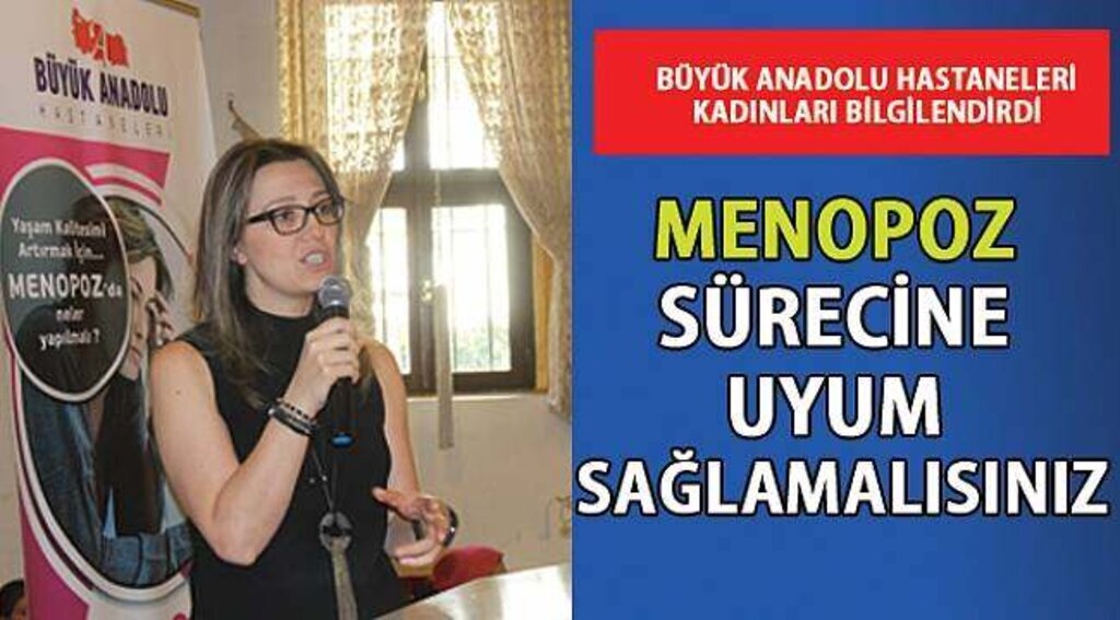 SAMSUN HABER - Büyük Anadolu Hastaneleri'nden menopoz semineri