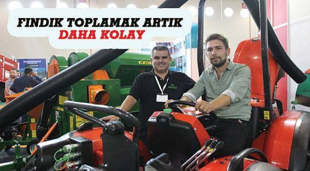 SAMSUN HABER - Günde 10 ton fındık toplayan makine şaşırttı