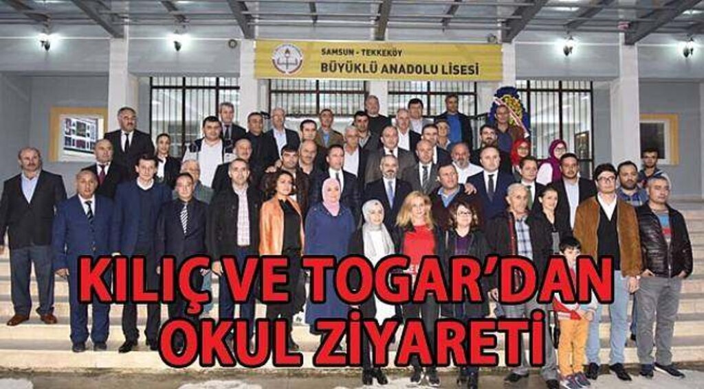 SAMSUN HABER - Kılıç ve Togar'dan okul ziyareti