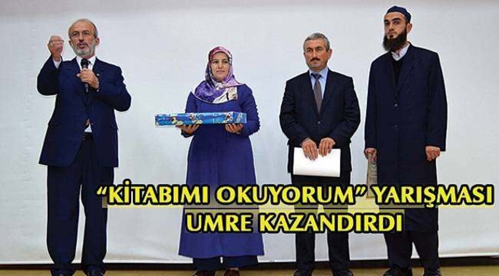 SAMSUN HABER - "Kitabımı okuyorum" yarışması umre kazandırdı